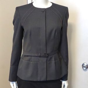 EUC belted, lined Anne Klein blazer